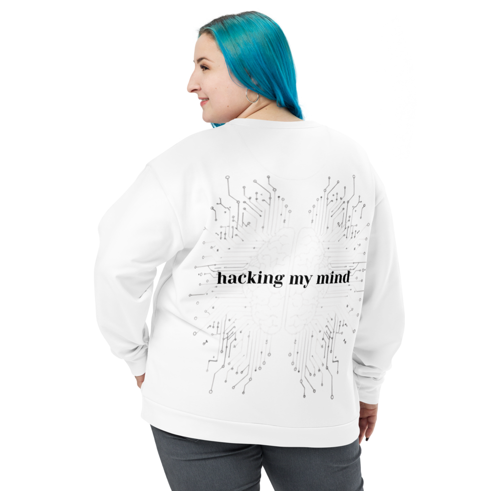 Aesthetic "Hacking My Mind" Unisex Sweatshirt