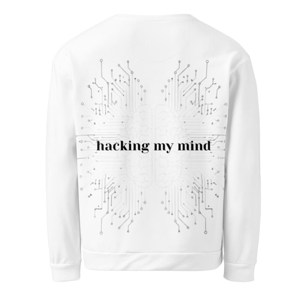 Aesthetic "Hacking My Mind" Unisex Sweatshirt