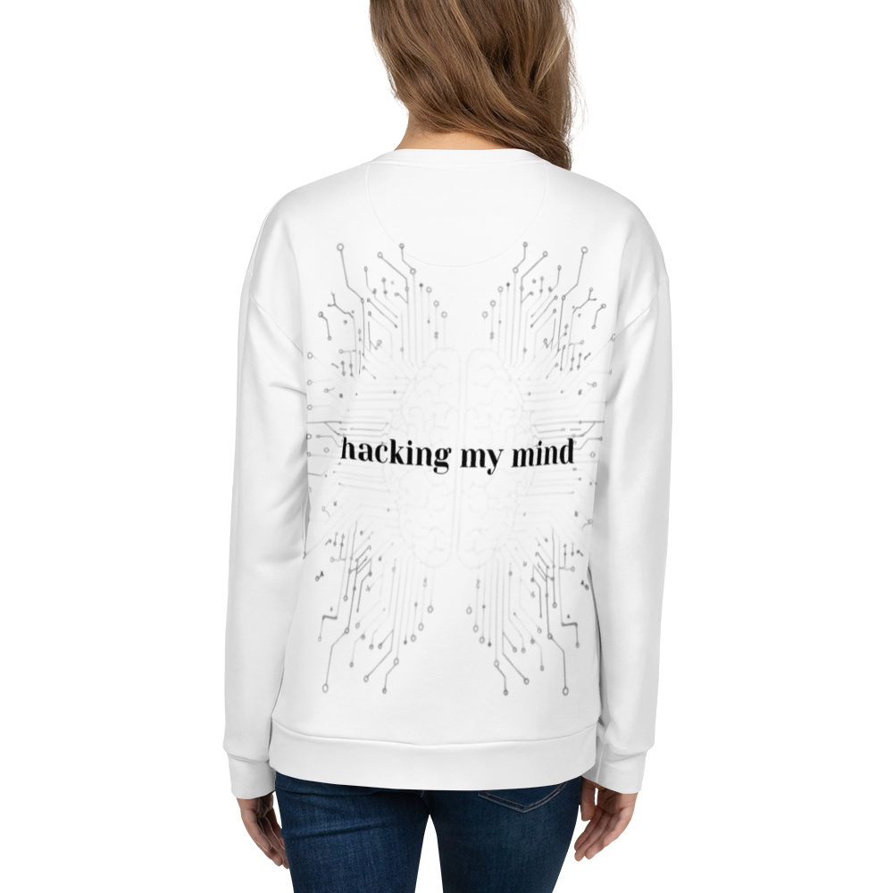 Aesthetic "Hacking My Mind" Unisex Sweatshirt
