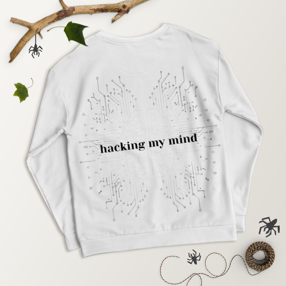 Aesthetic "Hacking My Mind" Unisex Sweatshirt