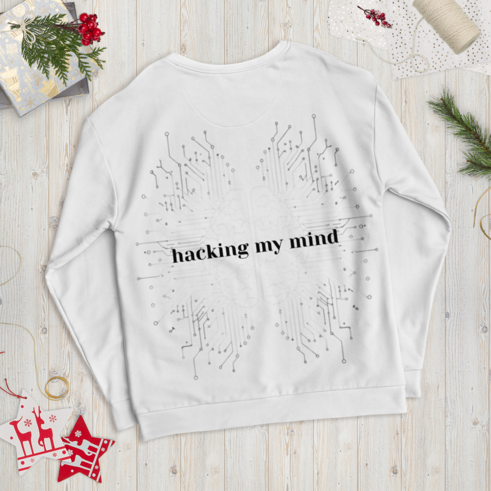 Aesthetic "Hacking My Mind" Unisex Sweatshirt