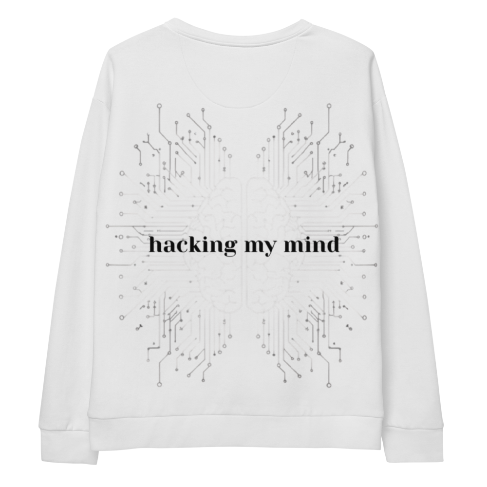 Aesthetic "Hacking My Mind" Unisex Sweatshirt