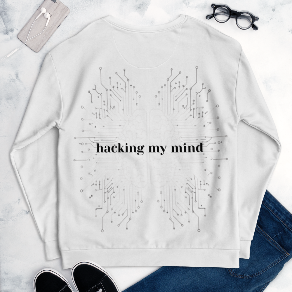 Aesthetic "Hacking My Mind" Unisex Sweatshirt