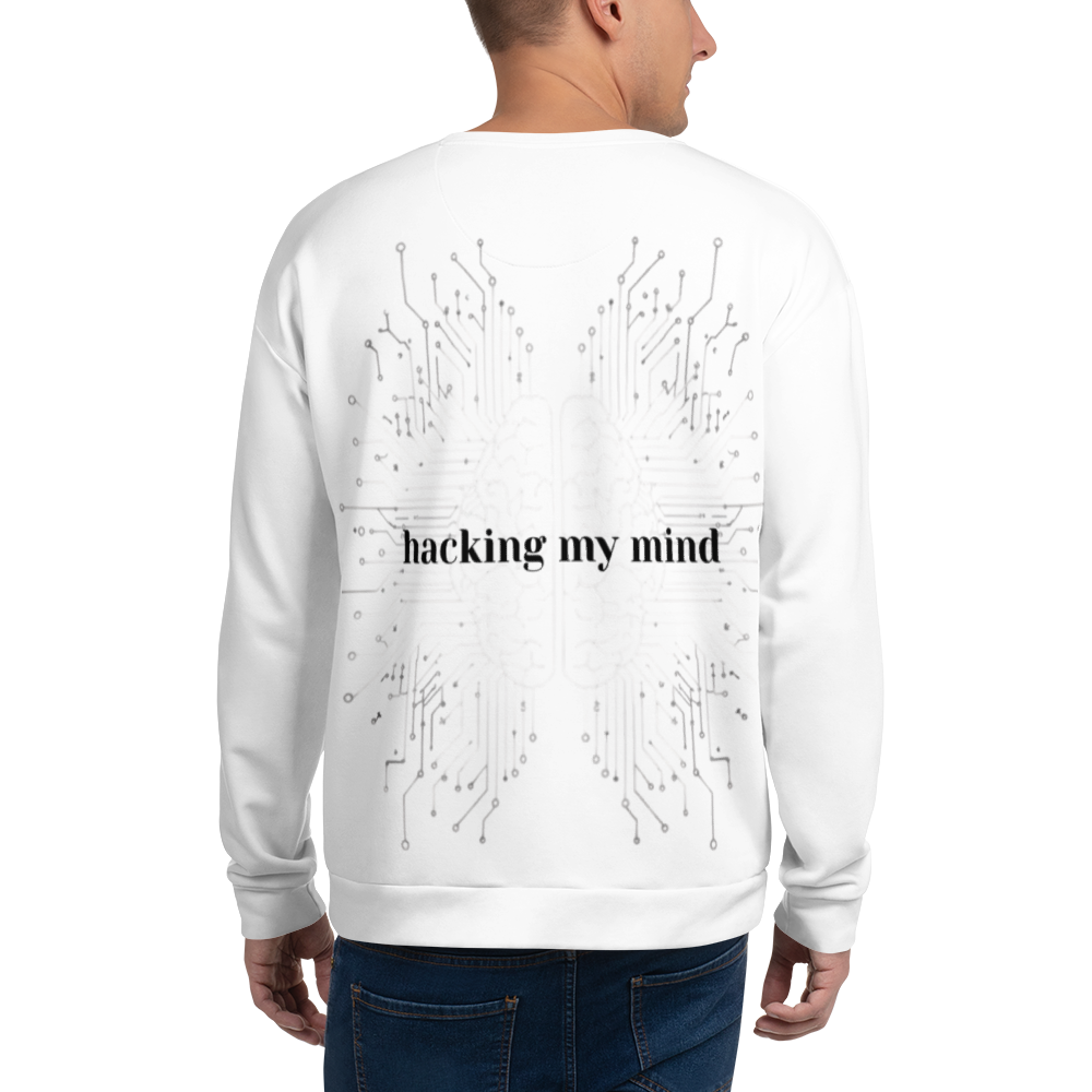 Aesthetic "Hacking My Mind" Unisex Sweatshirt