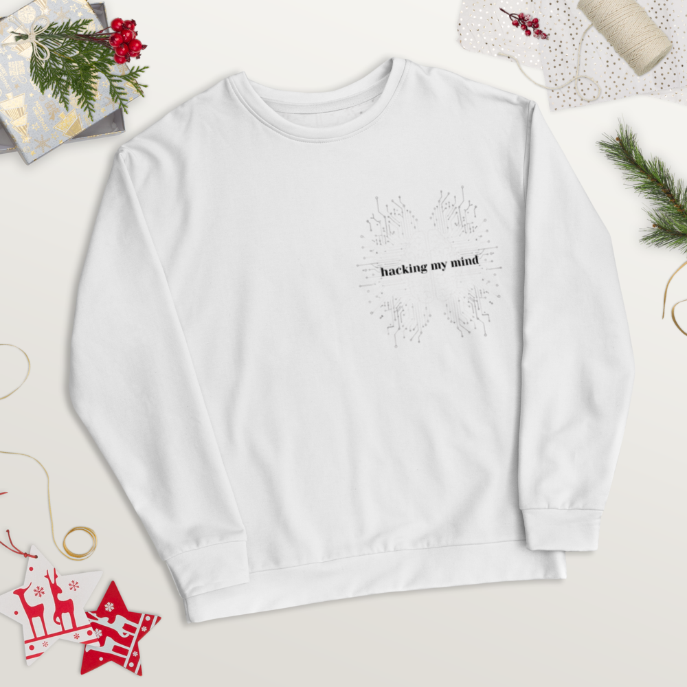 Aesthetic "Hacking My Mind" Unisex Sweatshirt