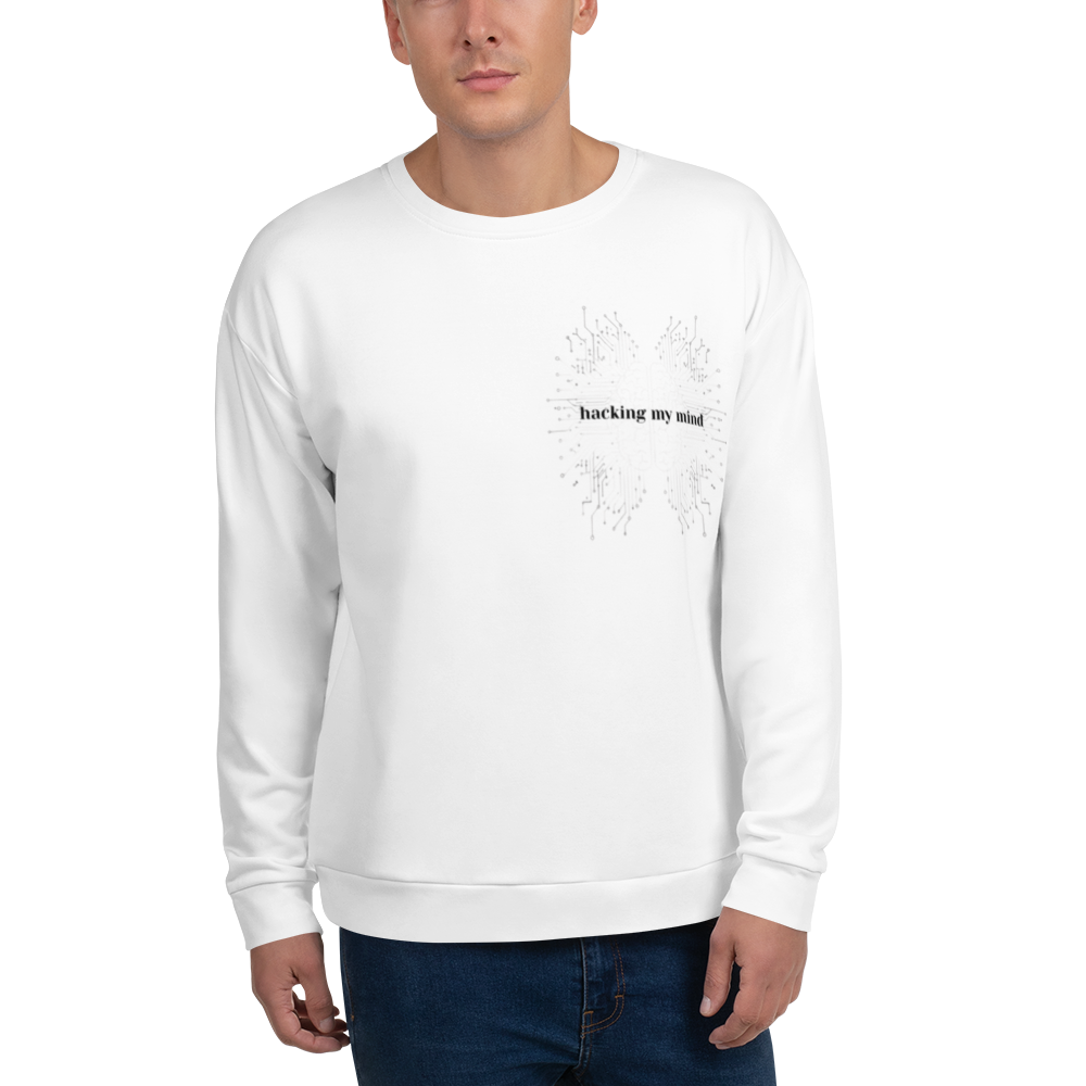 Aesthetic "Hacking My Mind" Unisex Sweatshirt