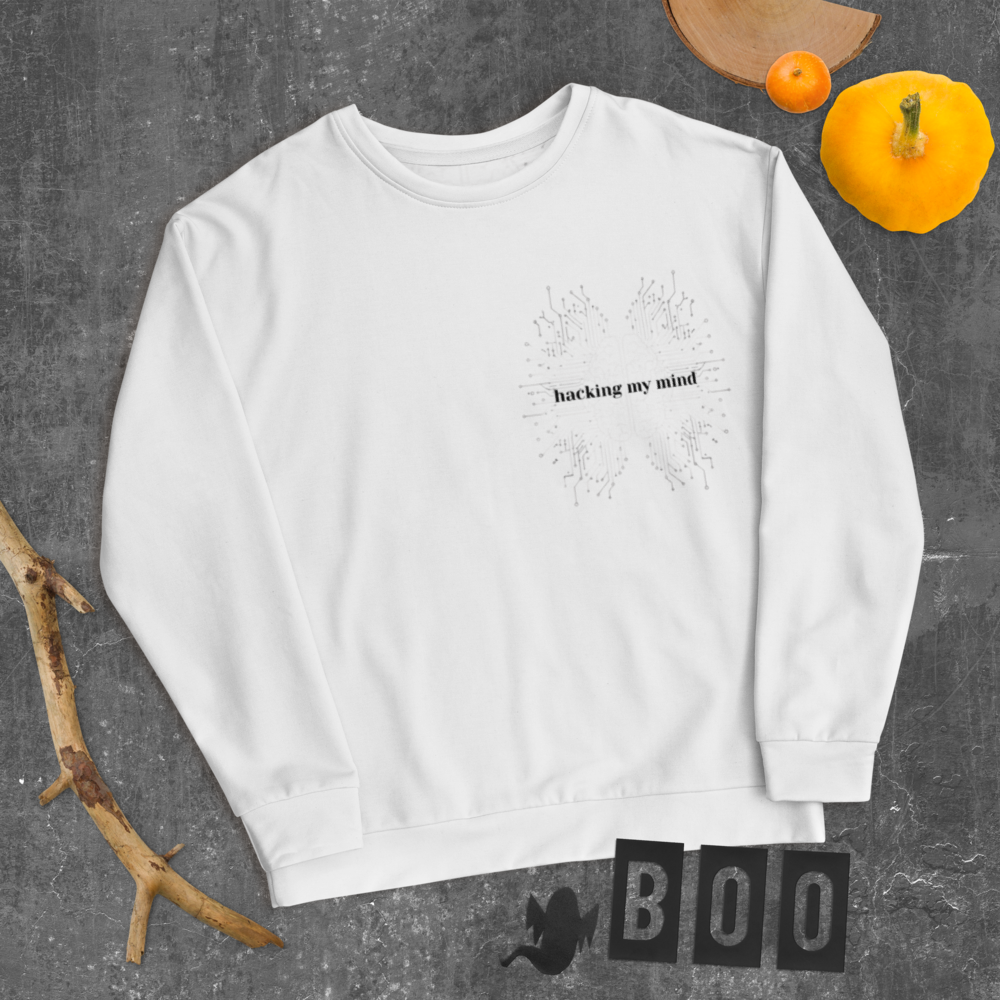 Aesthetic "Hacking My Mind" Unisex Sweatshirt