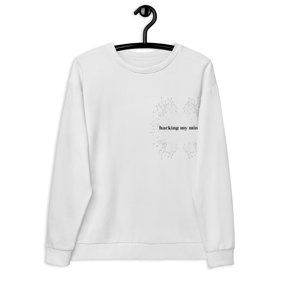 Aesthetic "Hacking My Mind" Unisex Sweatshirt