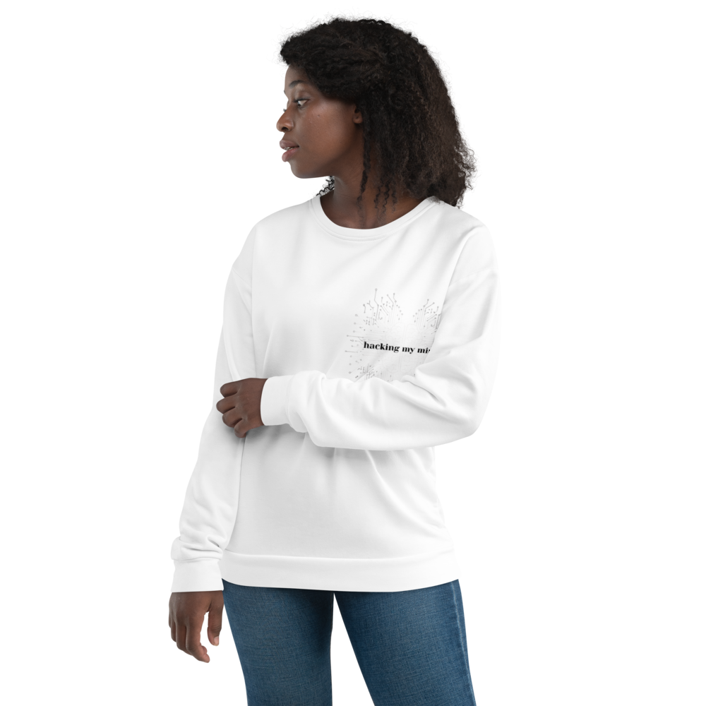 Aesthetic "Hacking My Mind" Unisex Sweatshirt