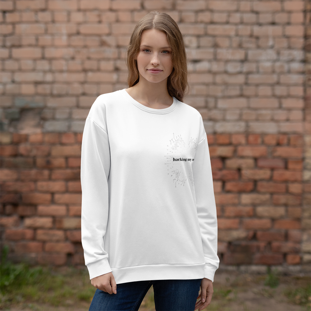 Aesthetic "Hacking My Mind" Unisex Sweatshirt