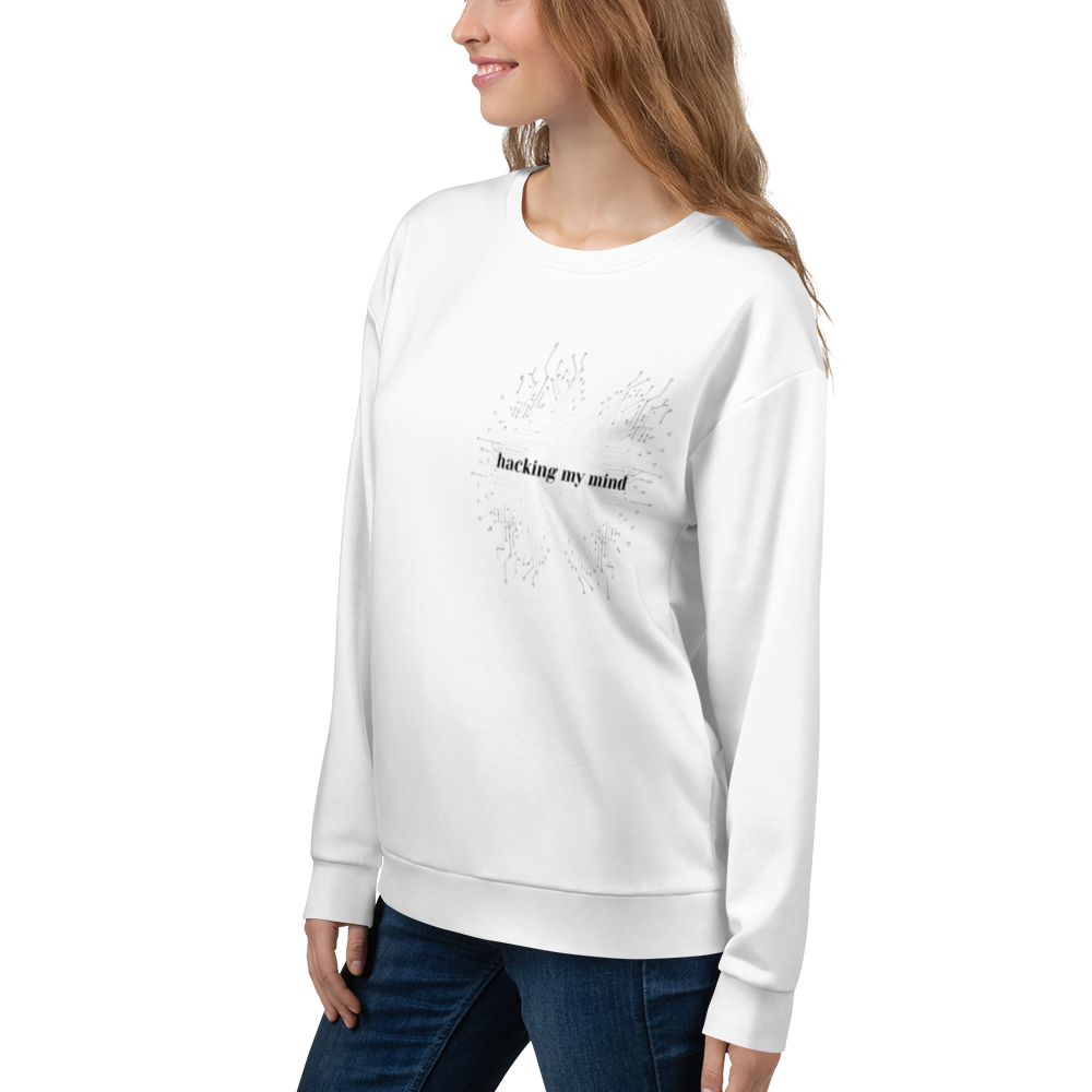 Aesthetic "Hacking My Mind" Unisex Sweatshirt