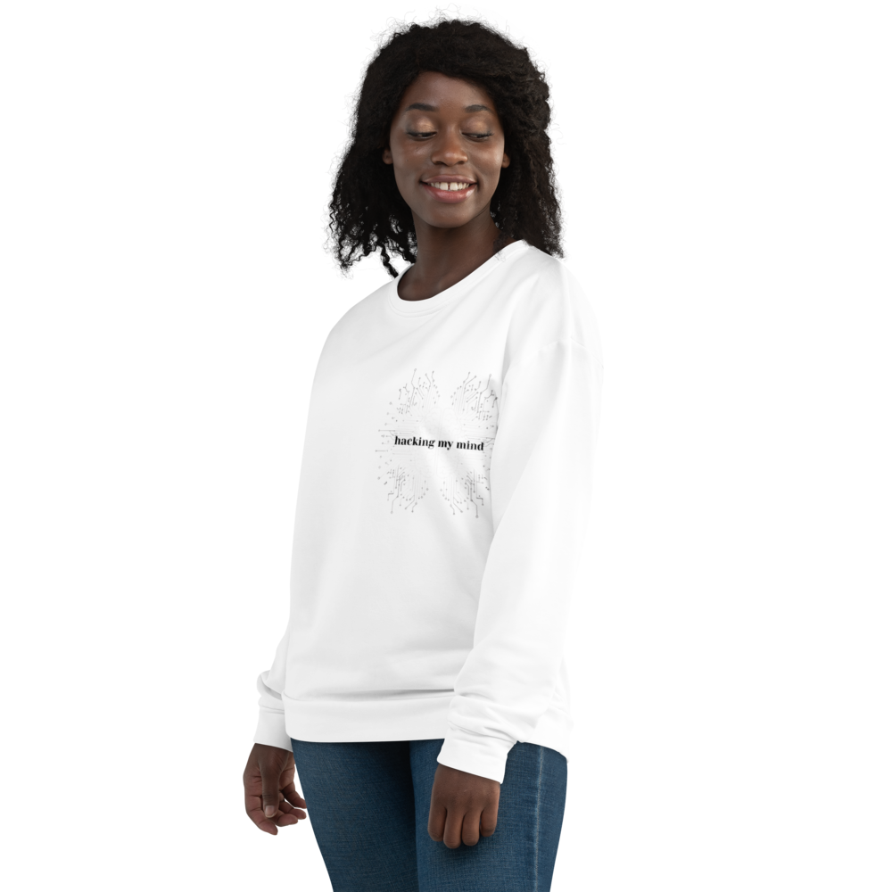 Aesthetic "Hacking My Mind" Unisex Sweatshirt