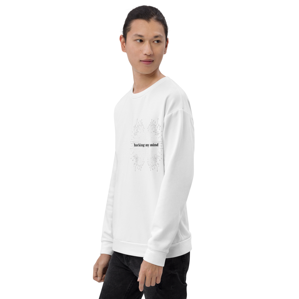 Aesthetic "Hacking My Mind" Unisex Sweatshirt