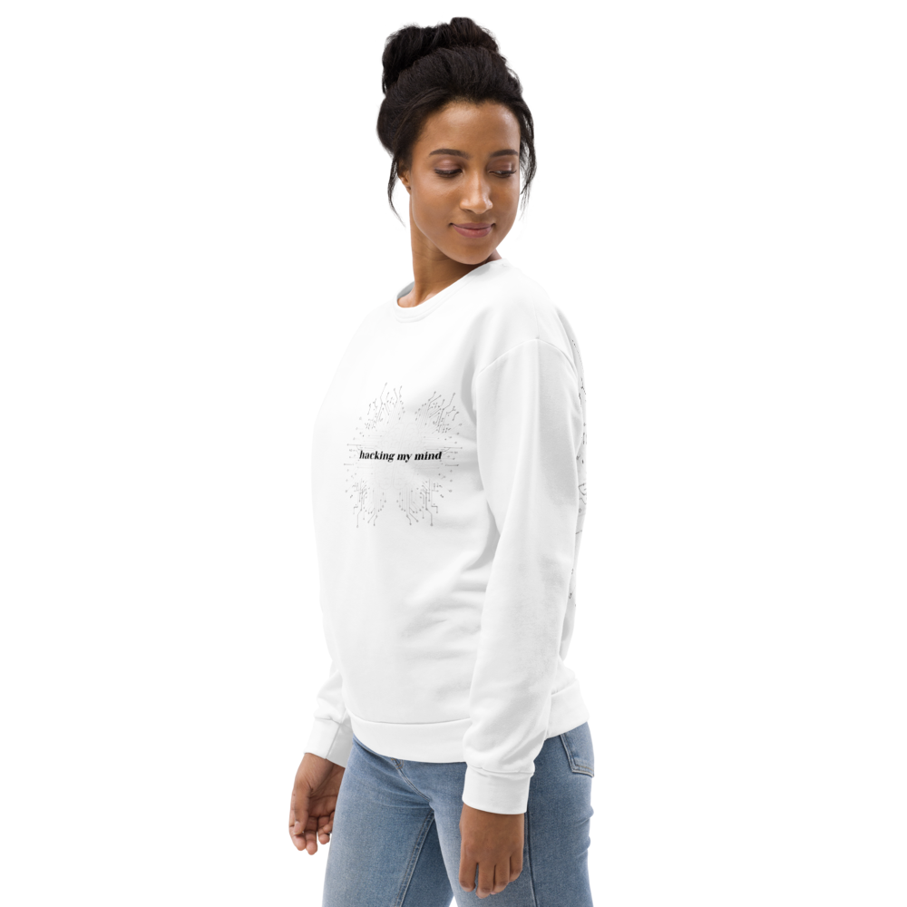 Aesthetic "Hacking My Mind" Unisex Sweatshirt