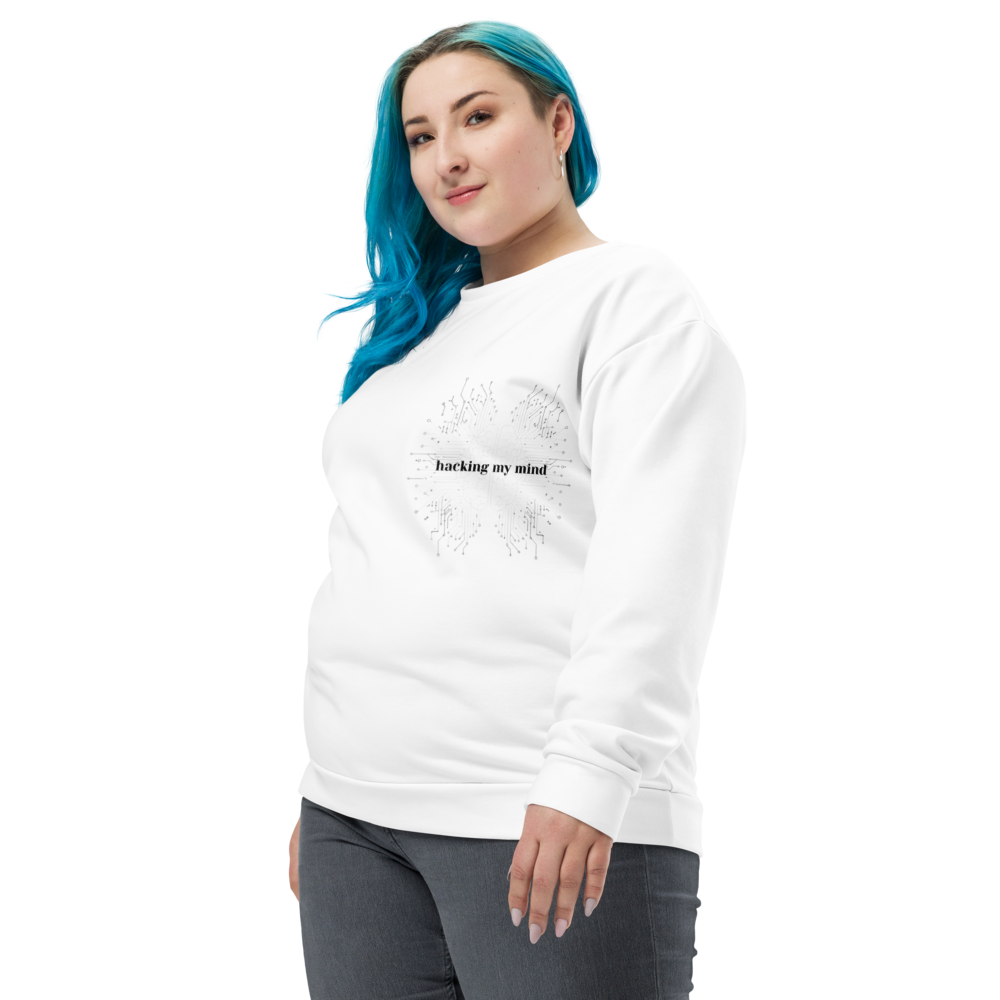 Aesthetic "Hacking My Mind" Unisex Sweatshirt