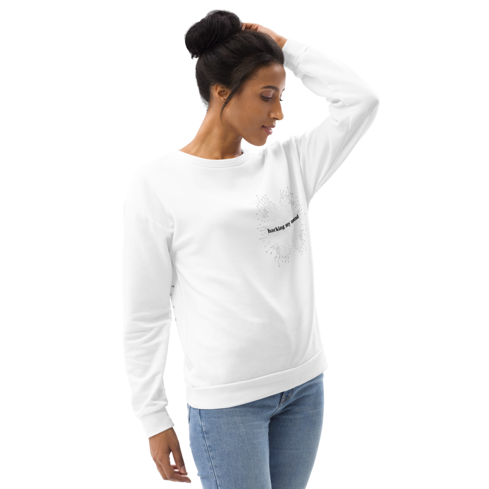 Aesthetic "Hacking My Mind" Unisex Sweatshirt